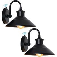 Joesa Elevate Your Outdoor Atmosphere With Dusk To Dawn Outdoor Gooseneck Barn Lights - Wall Mount, Classic Black Farmhouse Porch Lights For Garden, Patio, And Porch