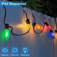 Specification Multi Colored C9 Light Bulbs for Outdoor String Light LED 1W Replacement 5W Edison Bulb 120V E17 Intermediate base Shatterproof Plastic Multicolor RED BLUE GREEN YELLOW ORANGE Bulb Application C9 Outdoor String Light Outdoor Porch Light in C