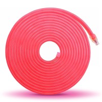 Gupup Neon Light Strip164Ft Red Neon Lights24V600 Ledsflexiblewaterproofsilicone Led Rope Lightsrope Neon Lights For Bed