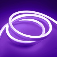 Gupup Neon Light Strip164Ft Violet Neon Lights24V600 Ledsflexiblewaterproofsilicone Led Rope Lightsrope Neon Lights For