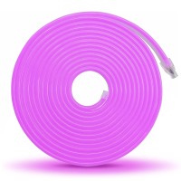 Gupup Neon Light Strip164Ft Violet Neon Lights24V600 Ledsflexiblewaterproofsilicone Led Rope Lightsrope Neon Lights For