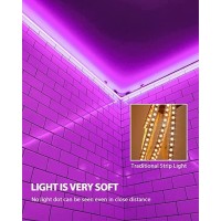 Gupup Neon Light Strip164Ft Violet Neon Lights24V600 Ledsflexiblewaterproofsilicone Led Rope Lightsrope Neon Lights For