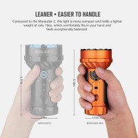 Olight Marauder Mini 7 000 Lumens Bright Flashlight With 600 Meters Beam Distance Powerful Rgb Flashights Rechargeable Mcc3 Ma