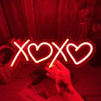 Neon Sign For Wall Decor Bedroom Birthday Party Gift Boyfriend Girlfriend Lover Teens Kids Room Usb Operated Led Light Sign Red