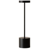 13 Inch Cordless Rechargeable Led Table Lamp, 6000Mah Battery Operated/Powered Metal Usb Desk Lamp, Portable Outdoor Light, Stepless Dimmable, For Outside/Indoor/Restaurant/Home/Dinner/Patio