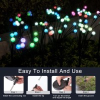 Yunjackeydz Solar Sunflowers Lights 2Pack Solar Garden Lights Outdoor Decorative Solar Landscape Path Lights Outdoor Waterproo