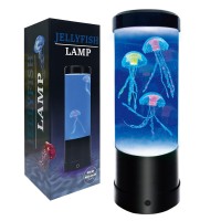 Jellyfish Lamp 7 Color Changing Aquarium Light Usbbattery Bubble Jellyfish Night Light Desk Mood Lamp For Home Bedroom Room Off