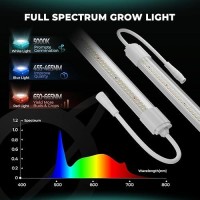 Mars Hydro Vg80 4Ft Led Grow Lights For Indoor Plants 5000K Full Spectrum 2X4 Coverage Ip65 Waterproof Linkable Under Canopy