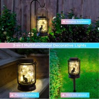 Garden Decor Cat Lover Gifts Cat Solar Garden Lights Gift For Mothergrandmawomen Cat Garden Gift Yard Cat Gift Lantern Deco