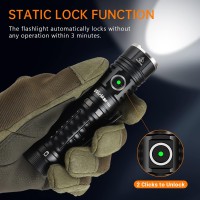 Wurkkos Ts22 Super Bright Flashlight 4500 High Lumens Rechargeable Led Flashlight Thoughtful Static Lockreverse Charging Functi