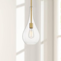 Possini Euro Design Lilly Soft Gold Mini Pendant 7 1/2