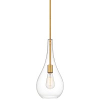 Possini Euro Design Lilly Soft Gold Mini Pendant 7 1/2