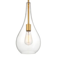 Possini Euro Design Lilly Soft Gold Mini Pendant 7 1/2