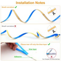 Smacen Battery Powered Cob Led Strip Lights 492Ft Battery Operated 6000K Cool White Led Strip Lights High Brightness Flexible