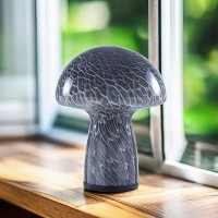 Mkolour Mushroom Bedside Table Lamps Glass Led Bedside Night Lamps Vintage Small Table Lamps For Bedroom Living Room Nightsta