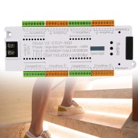 Copgge Motion Sensor Led Stair Light Controller Stairway Lighting Controller 32 Channel Light Automatic Staircase Ladder Step Light Controller For Stairway Light