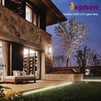 Dephen Outdoor Led Tape Lights 16.4Ft, 6500K 528Leds/M 24V Waterproof Led Strip Lights Outdoor, Ul-Listed Silicone Ip67 Led Strip Lights For Patio, Garden, Porch, Backyard (Not Included Power Supply)