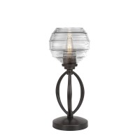 Marquise Accent Lamp Shown In Dark Granite Finish With 6