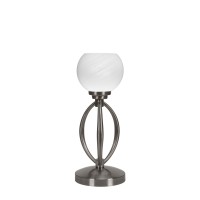 Marquise Accent Lamp Shown In Brushed Nickel Finish With 5.75