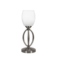 Marquise Accent Lamp Shown In Brushed Nickel Finish With 5