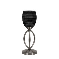 Marquise Accent Lamp Shown In Brushed Nickel Finish With 5