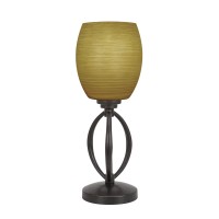 Marquise Accent Lamp Shown In Dark Granite Finish With 5