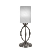 Marquise Accent Lamp Shown In Brushed Nickel Finish With 4