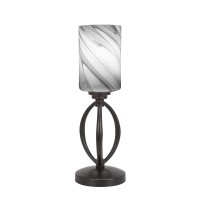 Marquise Accent Lamp Shown In Dark Granite Finish With 4