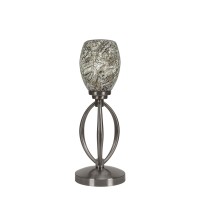 Marquise Accent Lamp Shown In Brushed Nickel Finish With 5