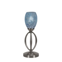 Marquise Accent Lamp Shown In Brushed Nickel Finish With 5