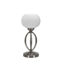 Marquise Accent Lamp Shown In Brushed Nickel Finish With 7