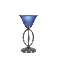 Marquise Accent Lamp Shown In Brushed Nickel Finish With 7