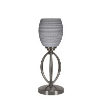 Marquise Accent Lamp Shown In Brushed Nickel Finish With 5