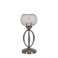 Marquise Accent Lamp Shown In Brushed Nickel Finish With 7