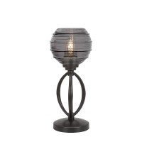 Marquise Accent Lamp Shown In Dark Granite Finish With 6