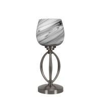 Marquise Accent Lamp Shown In Brushed Nickel Finish With 6