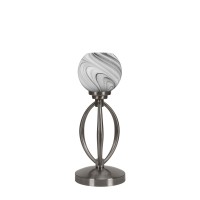 Marquise Accent Lamp Shown In Brushed Nickel Finish With 5.75