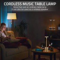 Ikuinen Rechargeable Cordless Lamp, Cordless Led Table Lamp, Battery Powered Cordless Table Lamp For Outdoor/Restaurant/Bedroom/Coffee Table