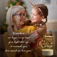 Quaintir Gifts For Grandma Grandma Gifts Engraved Night Light Grandma Birthday Gifts Thanksgiving Christmas Mothers Day Gif