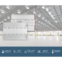 The HML1 is the newest addition to NICORs high bay product family With its slim 10x14 footprint on smaller wattages the HML1 offers the high performance of a fullsize fixture in a compact package Available in 4000K 5000K color temperatures with a variety 