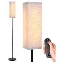 Floor Lamp For Bedroom Living Room Office With Remote Control Modern Living Room Led 4 Color Temperature & Stepless Dimmer, Standing Elegant Lamp 3000K-7000K