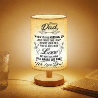 Wsyear Dad Birthday Gift- Dad Gifts, Father'S Day Husband Gifts, Table Lamp For Husband Daddy Father'S Day Birthday Present For Bedroom Living Room