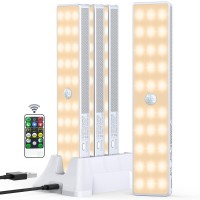 Dakomm 30Led Closet Light With Charging Station Motion Sensor Cabinet Light Under Cabinet Lights Wireless Usb Rechargeable K