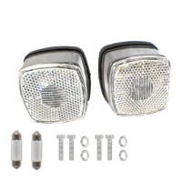 2X Aspck Squarepoint Position Light, Marker Light, White