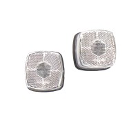 2X Aspck Squarepoint Position Light, Marker Light, White