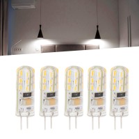 Naroote G4 Led Bulb, Light Bulbs Led 10 Pcs Ac 110V For Courtyard (White Light 6000K)