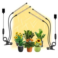 grow Light for Indoor Plantsb Specificationb Input Voltage Dc 5V 23A Mode 3 Modes WhiteWarmRedAll lights on Timer 3912 H Dimming10 Levels Wavelength 380780nm Light range about 1 square meters Life time 50000 Hours Package contains A1 grow Light A1 US Adap