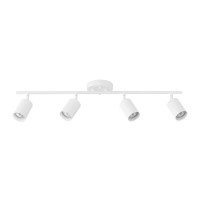 Globe Electric Pratt 4Light Track Lighting Matte White Bulb Not Included