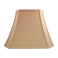 Royal Designs Inc Rectangle Cut Corner Lamp Shade Bso71012Lnbg2 65 X 12 X 10 Linen Beige Set Of 2