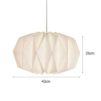 Ttsam Creative Paper Origami Lantern Shade,Paper Lampshades For Ceiling Lights,Foldable Paper Lampshade, Ceiling Lights/Lampshades, Art Decoration For Living Room, Bedroom, Dining Room